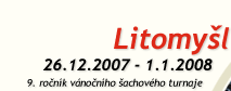 Litomyšl, 26.12.2007-1.1.2008, 9. ročník vánočního šachového turnaje