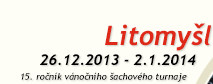 Litomyšl, 26.12.2013-2.1.2014, 15. ročník vánočního šachového turnaje