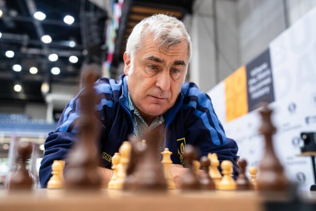 Mistr Evropy (2004), Mistr světa v bleskovém šachu (2007) a Mistr světa v rapid šachu (2016) Vasyl Ivanchuk (UKR) - 1. šachovnice týmu BŠŠ Frýdek-Místek
