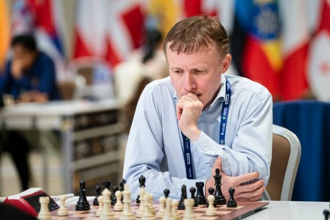 Mistr světa FIDE (2002-2004) Ruslan Ponomariov (UKR) - 1. šachovnice týmu Výstaviště Lysá nad Labem